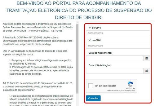 Como acompanhar o processo de defesa de suspensão da CNH no Detran-RJ