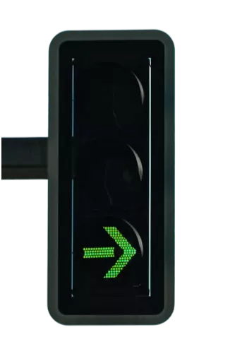 Semafóro com sinal verde